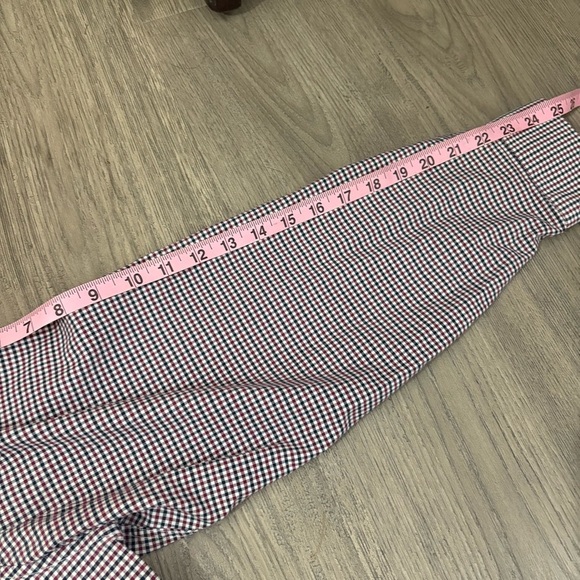 Blue Harbour Mens XL Gingham Long Sleeve Button Down Shirt Regular Fit Blue Red - Picture 8 of 13
